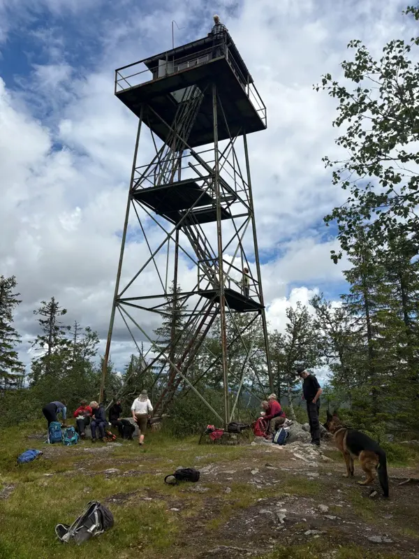 På toppen