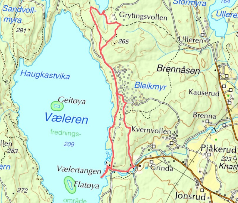 Plott av turen