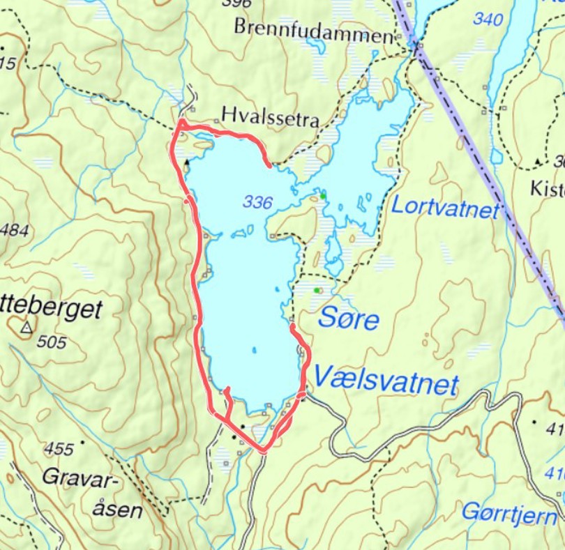 Plott av turen