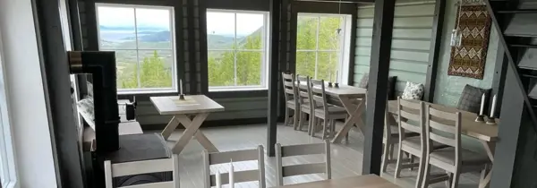 Storstua på Grønnkollenhytta