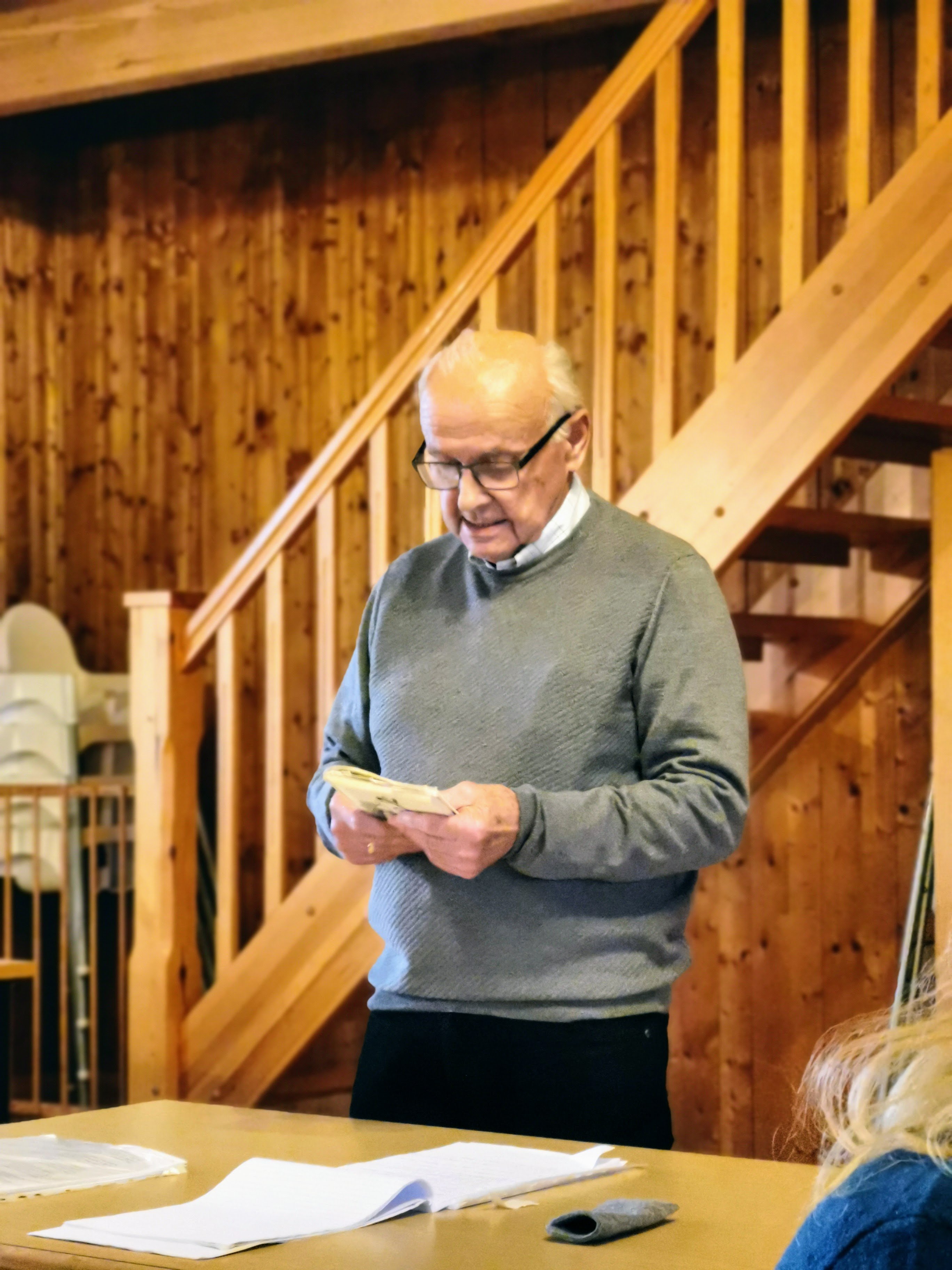 Hans Martin ønsker velkommen