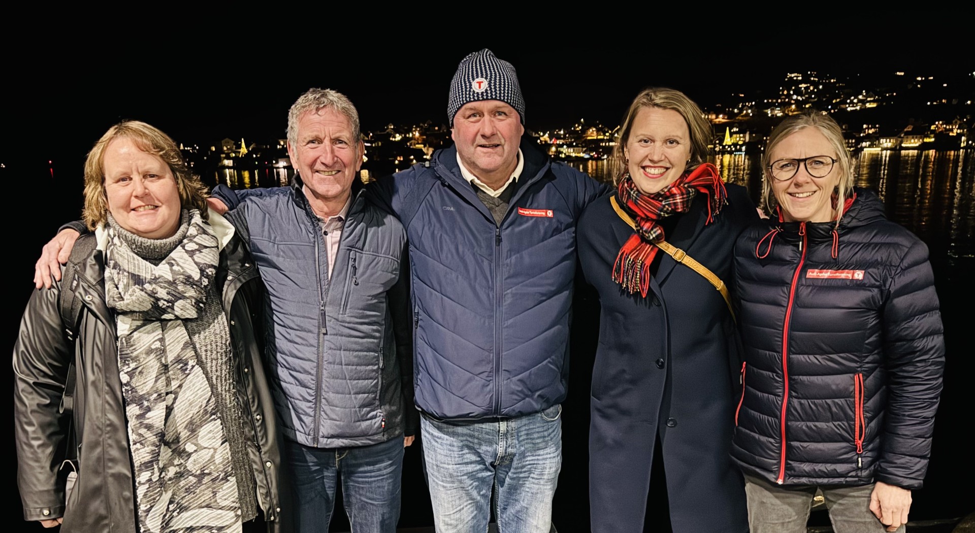 Fra venstre: Wenche, Jens, Dag, Camilla og Ingvill
