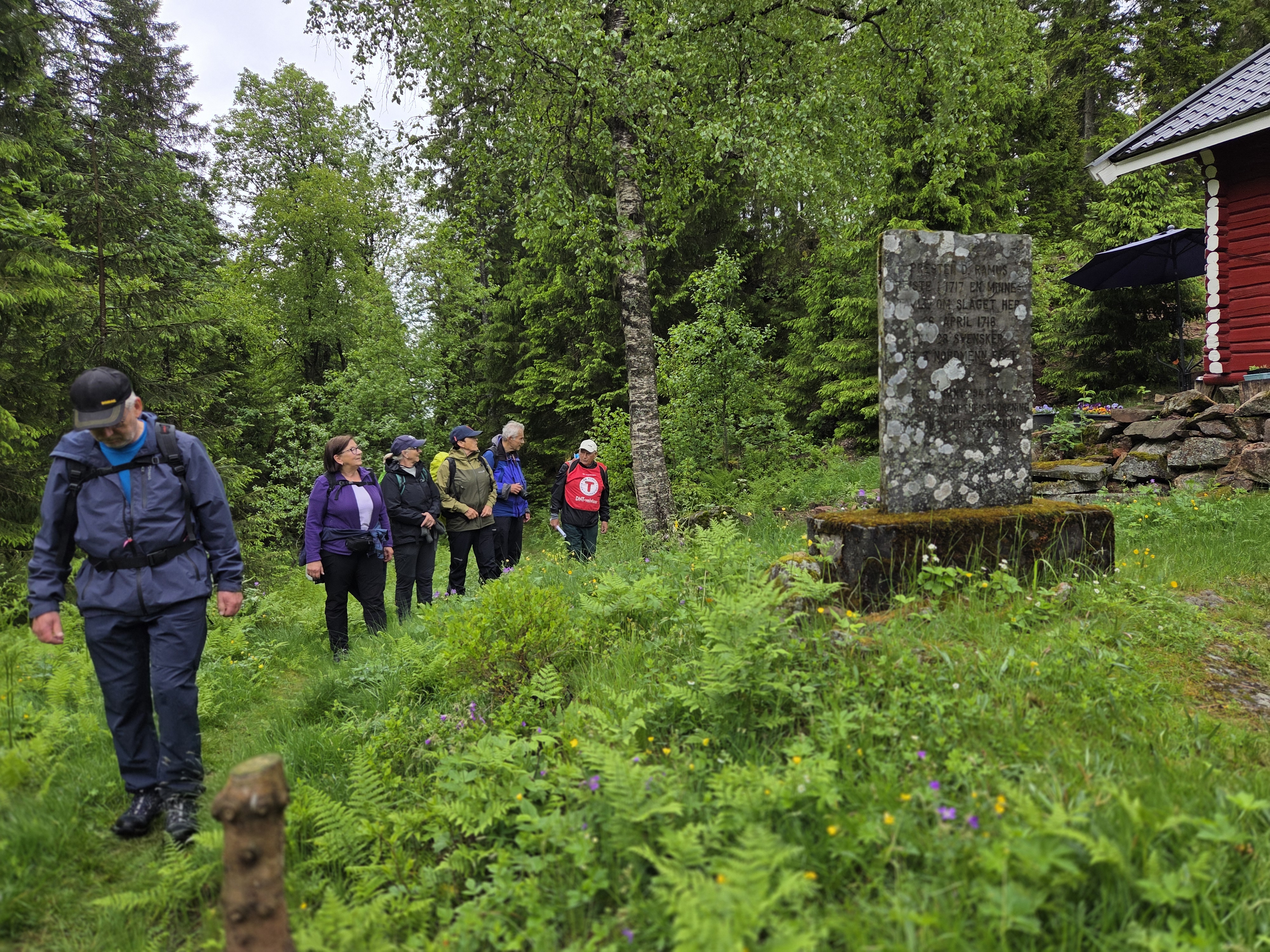 Minnesteinen ved Tavleskaret. Foto: Bente Christine Eriksen