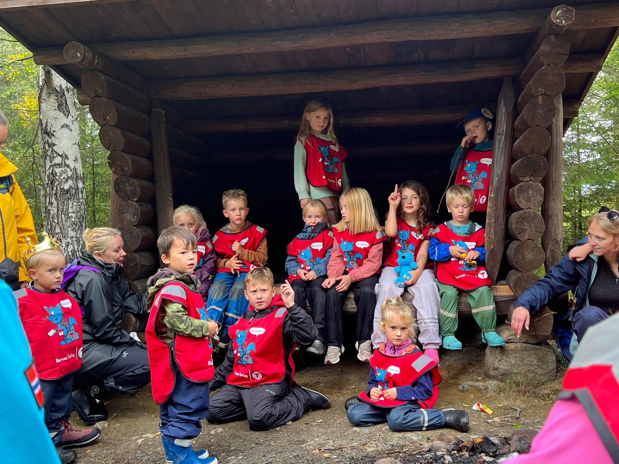 Barn på tur