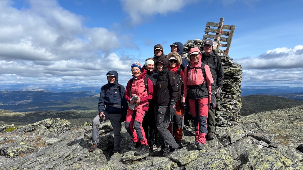 Onsdagsgruppa p&aring; fjelltur