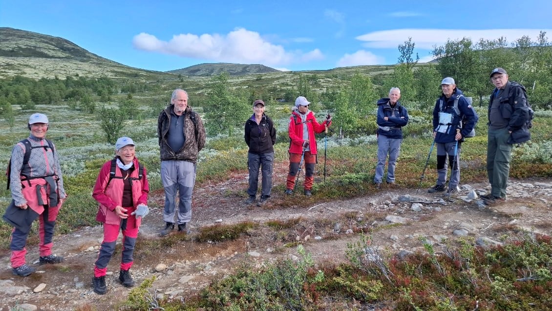 Onsdagsgruppa p&aring; fjelltur