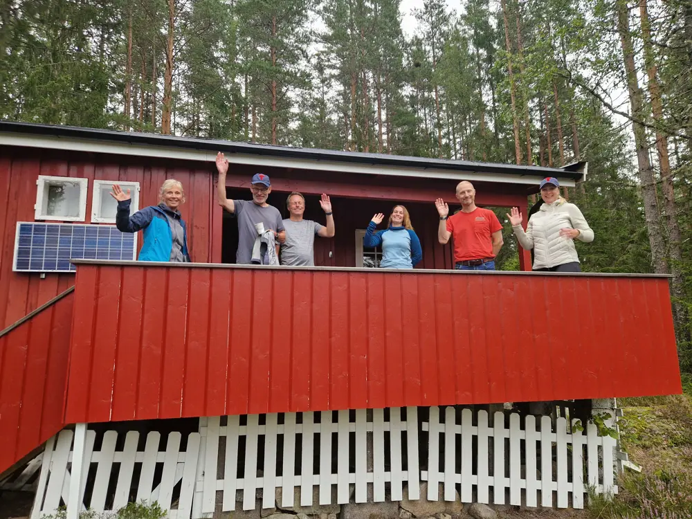 Stor glede ved overtakelsen av Evjenhytta den 14.8.2024