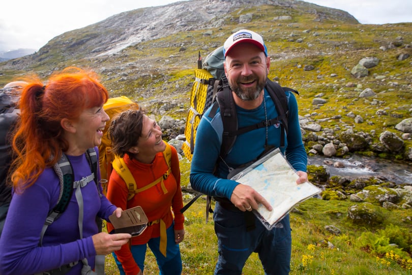 Dag Terje Solvang jubler for støtte til turisthytter og turstier. Foto: André Marton Pedersen