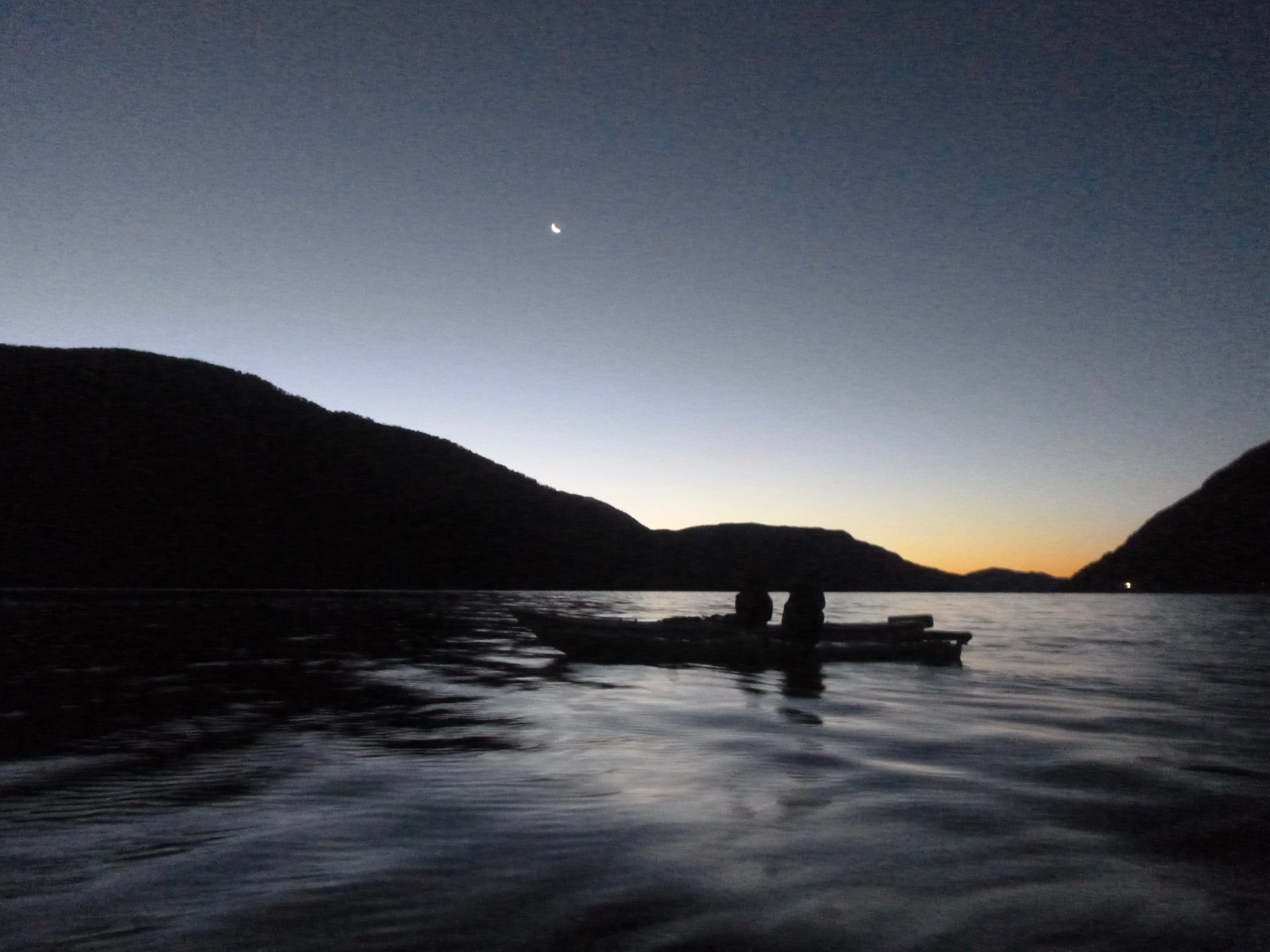 Demringspadling p&aring; Tinnsj&oslash;en