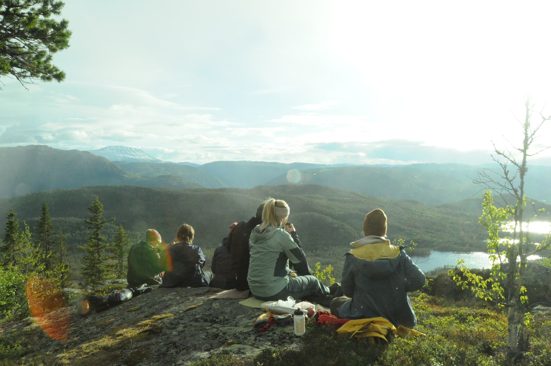 Utsikt vestover fra Snytfjellet