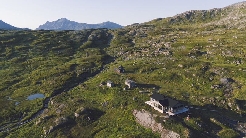 Toralfsbu DNT hytte på fjellet