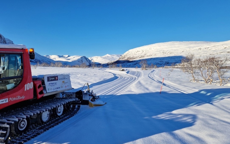 Nypreparerte langrennsløyper i Grødalen