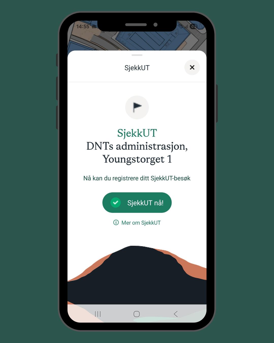 skjermbilde av UT-appen