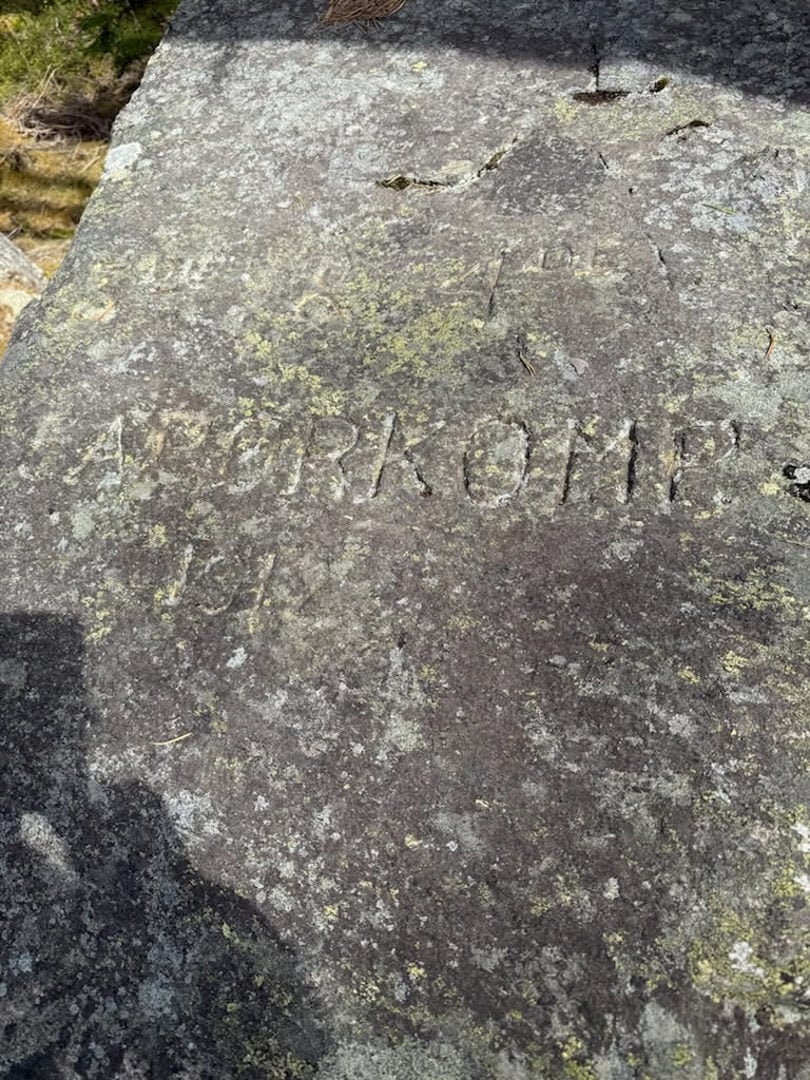 Gravrøys fra gamle dager.