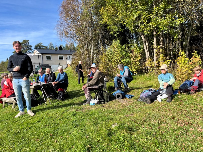 Onsdagsgruppa på tur.