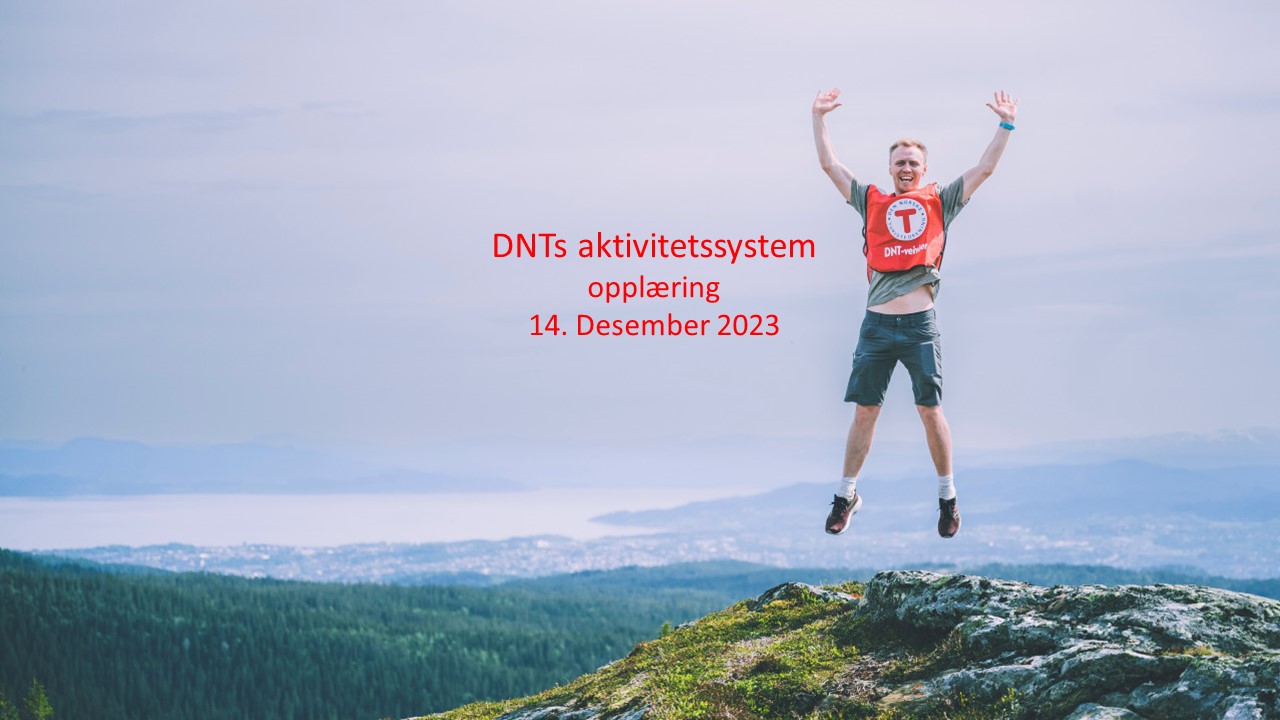 Opplæring på DNTs nye aktivitetssystem i DNT Harstad og Omegn - DNT