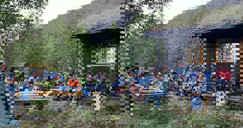 Fra TTFs klatrekurs på Klatrehytta. Foto: Audun Ø. Thorshaug
