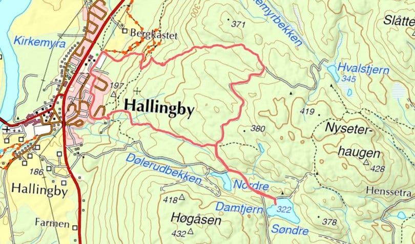 Plott av turen