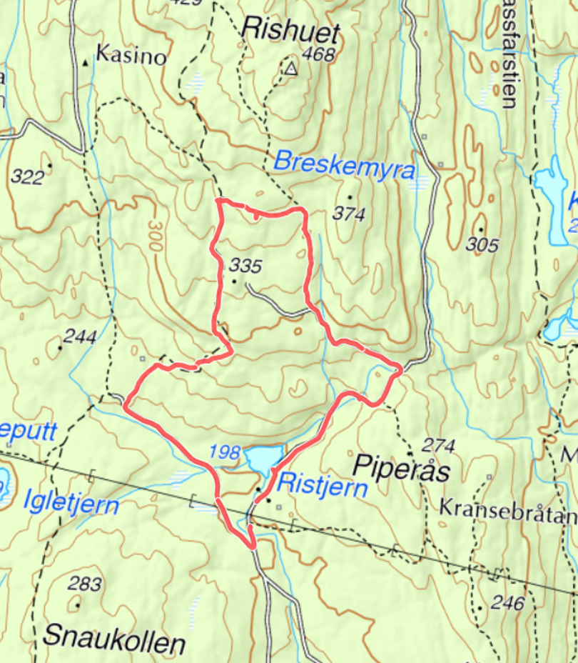 Plott av turen
