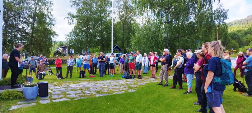 Åpning ved Veggli Kirke, Foto: Tarand Krogh