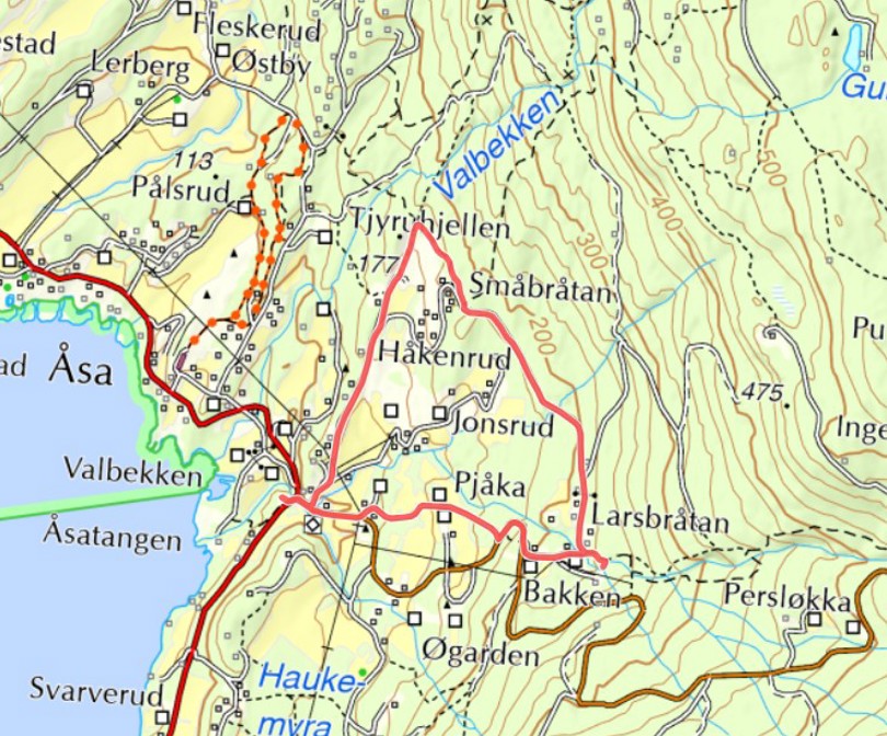 plott av turen