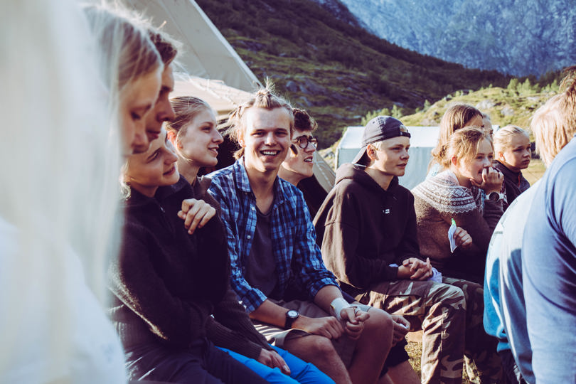 Samling med alle deltakerne på Basecamp