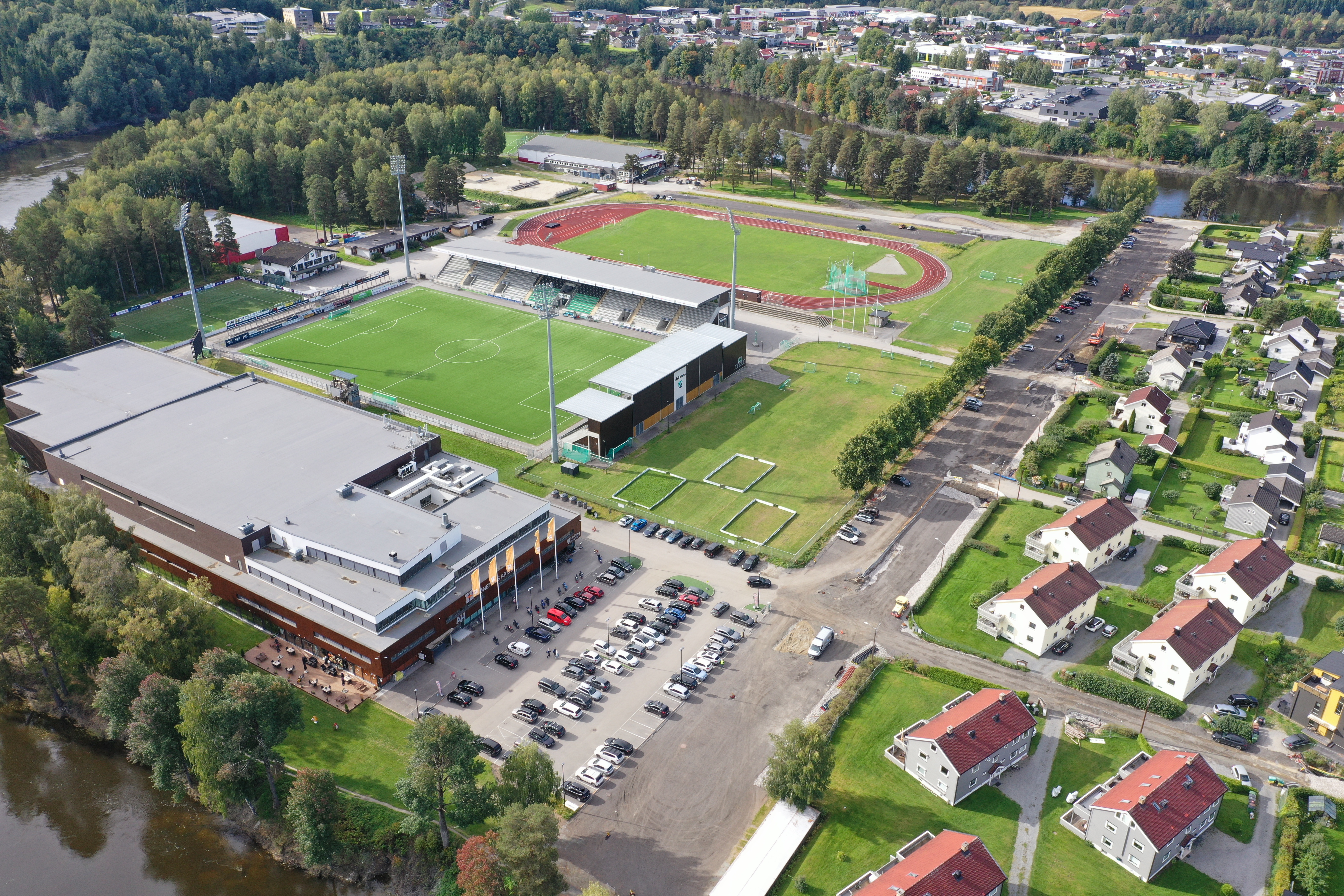 Slik så det ut på Schjongslunden i midten av September.