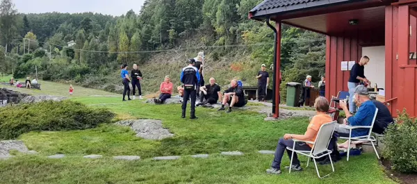 Fra Gjerstadmarsjen 2024 hos vårt gode vertskap Tallak Olav og Tone Gryting.