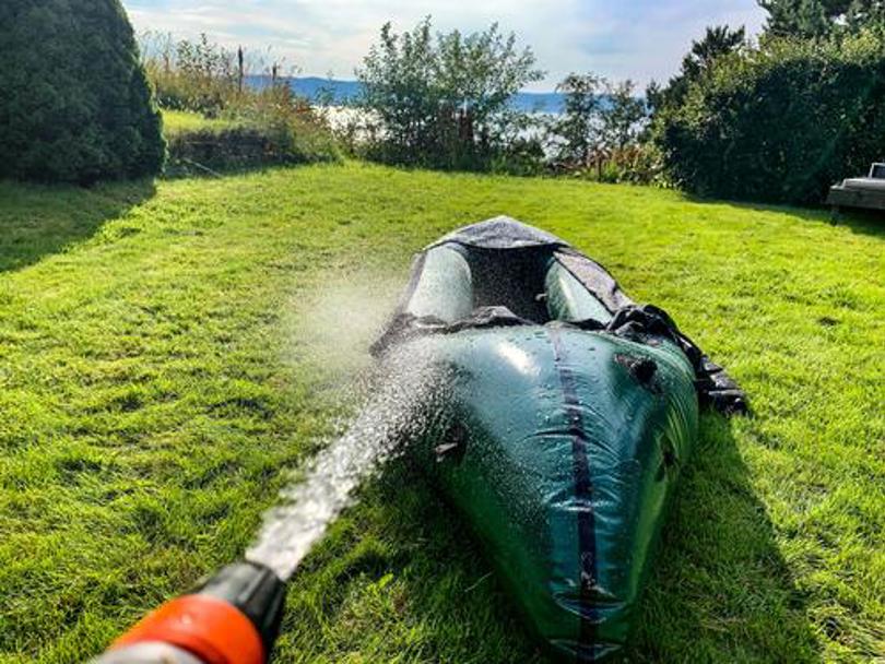 Rengjør raftene før levering