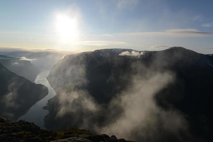 Utsikt mot Ramsøynuten frå Bakkanosi. Foto: Sveinung Klyve