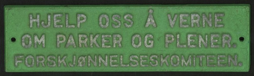 Gammels skilt