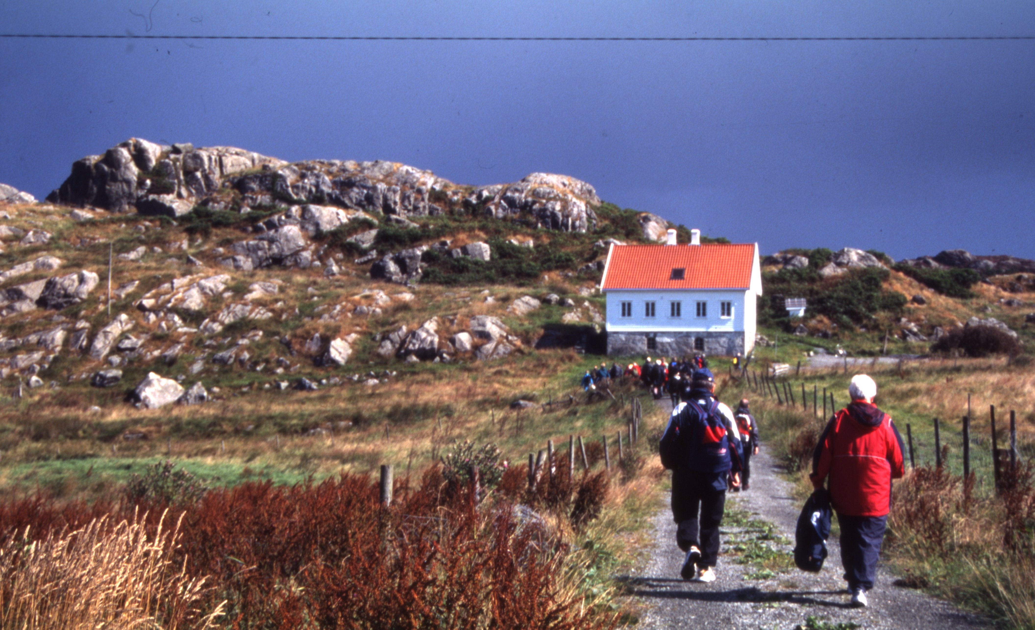 Første Nordvikgården, som ble totalskadd i brann i 2007.