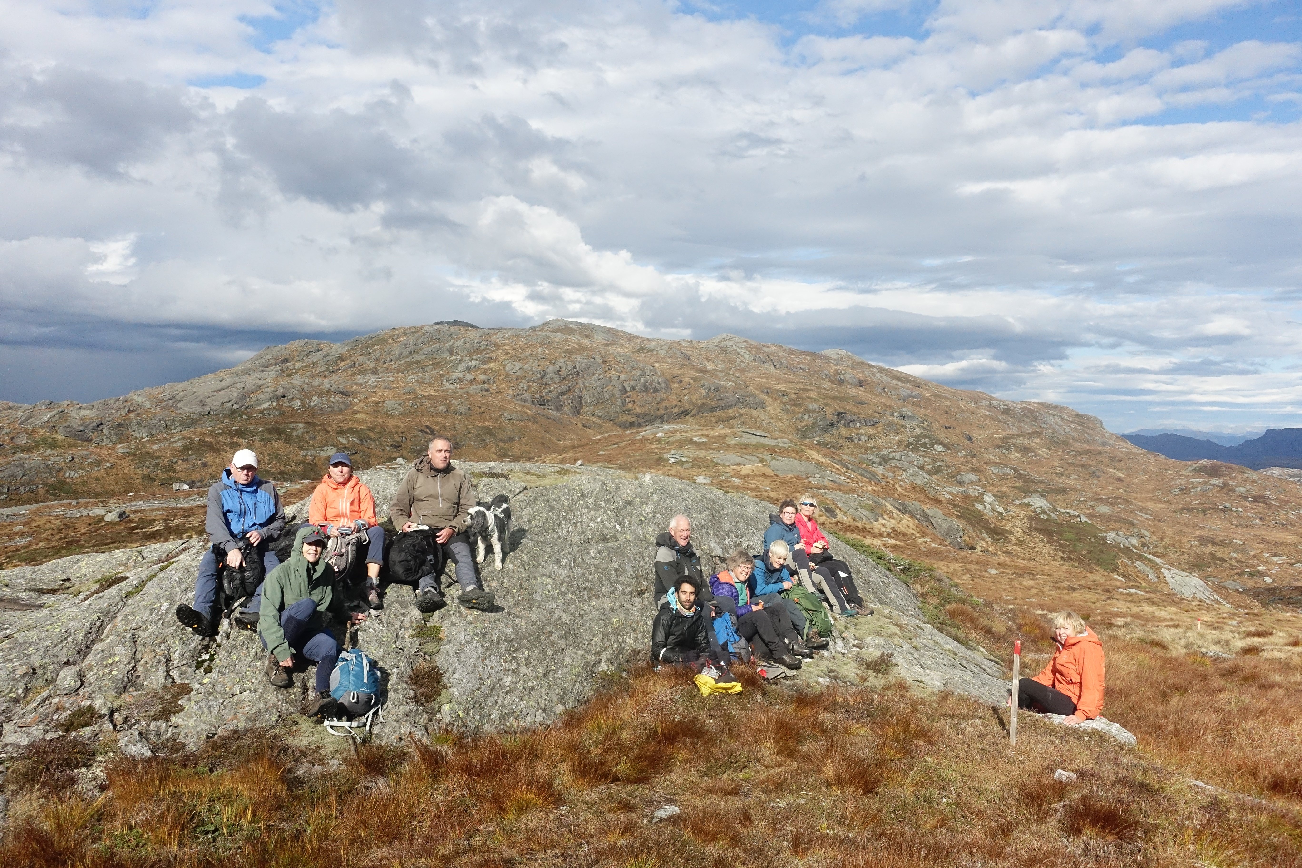 Pause nedenfor Roaldkvamnuten