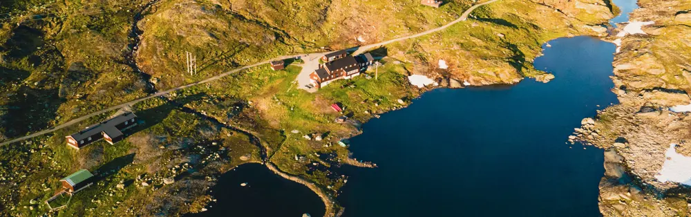 Skarvheimen mellom Geiterygghytta, Kongshelleren og Iungsdalshytta