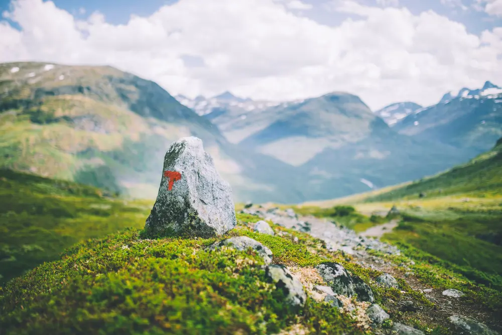 Andre uken av minutt for minutt gikk fem dager gjennom Jotunheimen. Bildet er fra turen fra Fannaråkhytta og ned til frodige Skogadalsbøen.