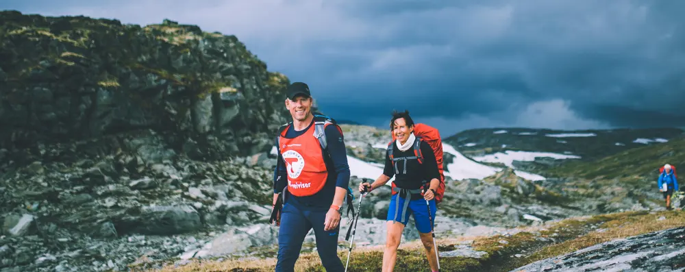 Andre uken av minutt for minutt gikk fem dager gjennom Jotunheimen. Bildet er fra første etappe fra Bøvertun til Sognefjellshytta.