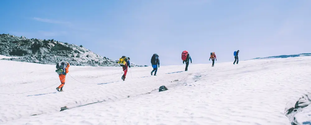 Andre uken av minutt for minutt gikk fem dager gjennom Jotunheimen. Bildet er fra andre etappe fra Sognefjellshytta til Fannaråkhytta.