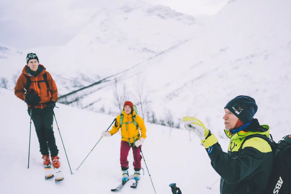 Skredkurs med Troms Turlag. Februar 2020.  Skredkurs med Troms Turlag. Februar 2020. 