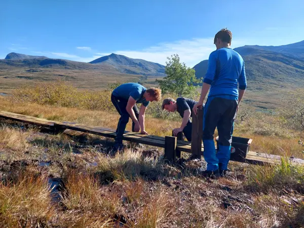 Romsdal VGS lager nye treklopper mellom Vistdal og Måsvassbu