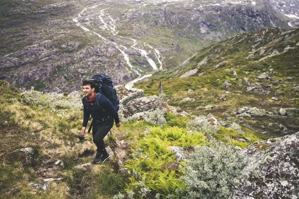 På vei fra Nørdstedalseter til Arentzbu