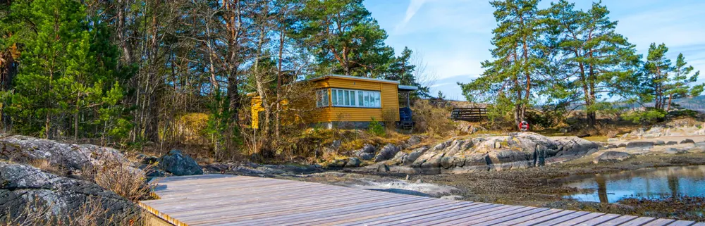 Lagunen på Lågøya, Oslofjorden.