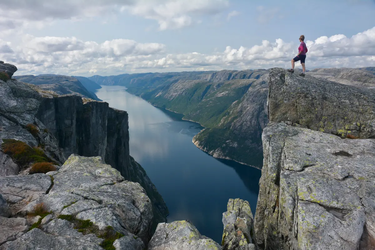 utsikt fra Kjerag