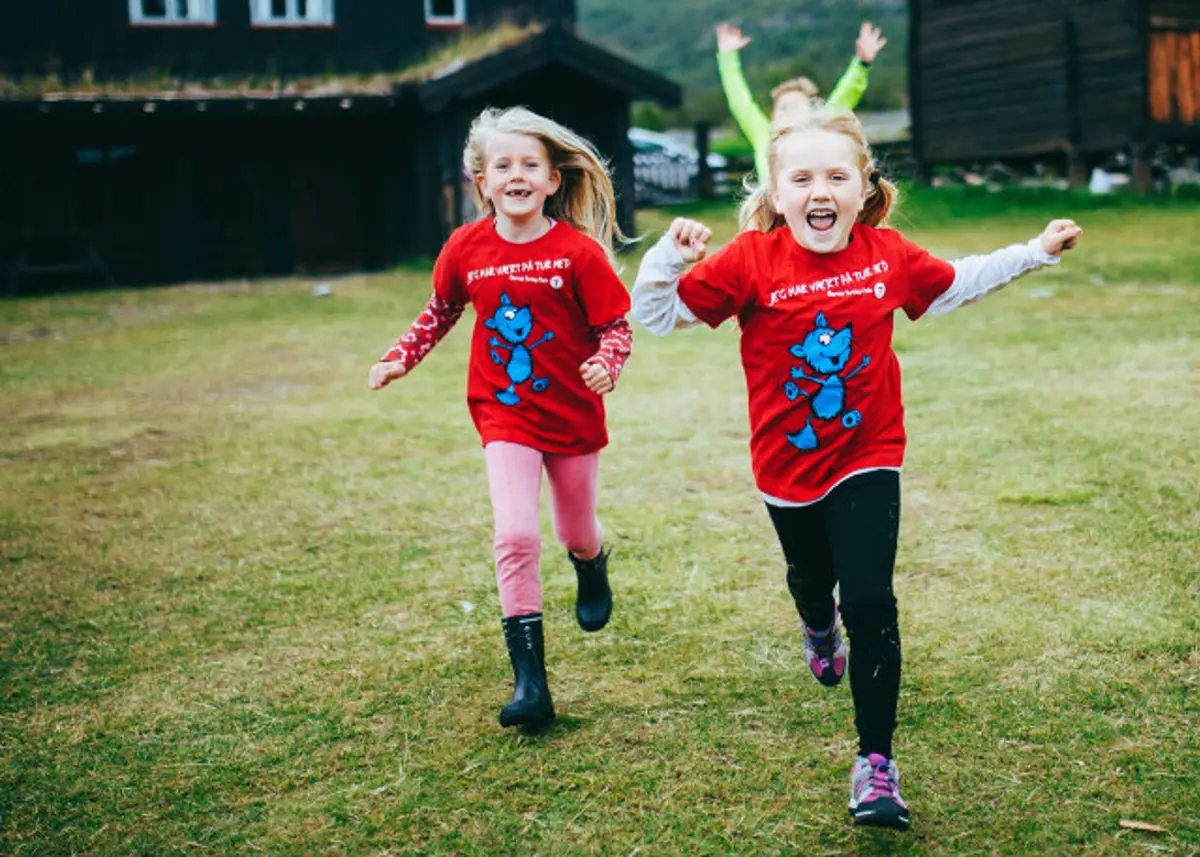 Barnas turlag med familicamp på Sota sæter i Juli 2015. 