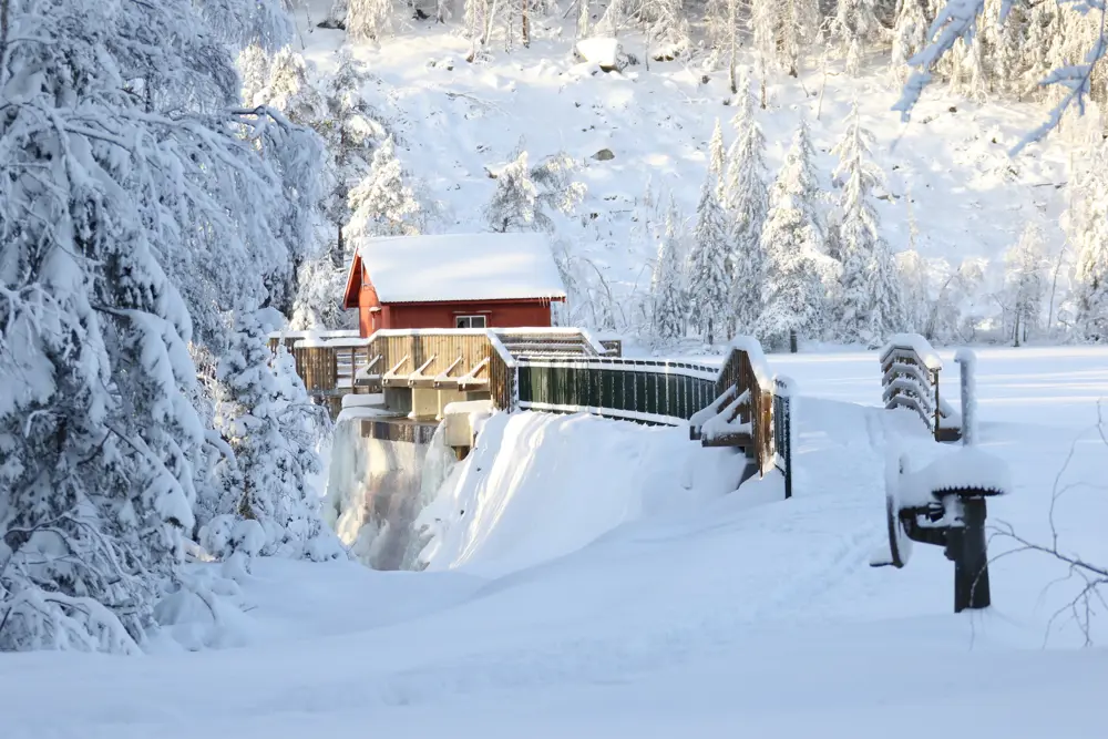 Damhuset på Nerdammen i Solbergelva