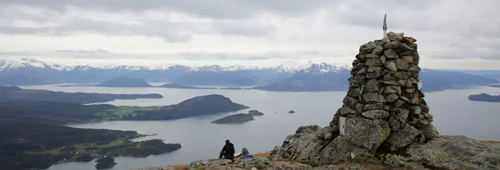 Tur til Hovlandsnuten på Tysnes, mai 2020.