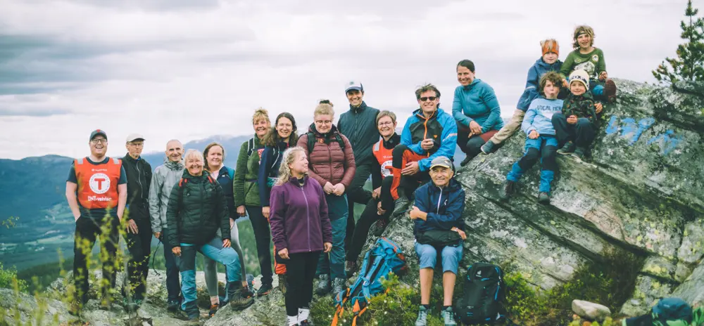 DNT-tur til Skåråfjelltoppen mai 2022 med Notodden og Hjartdal Turlag.