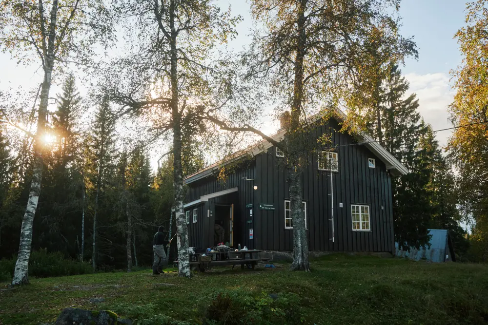 Fisketur med vennegjeng til Katnosdammen, Nordmarka.