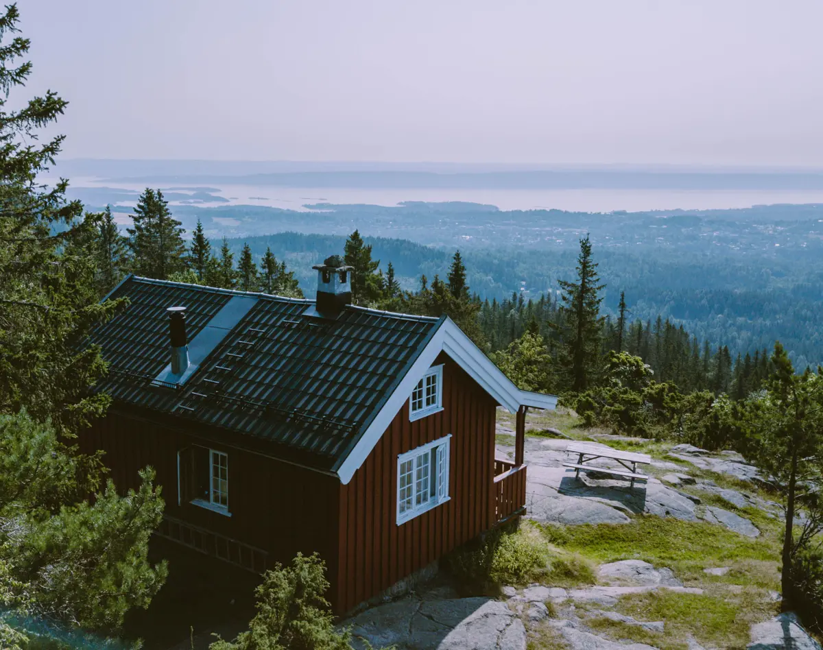 Hovdehytta i Vestmarka