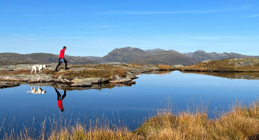 Grøet i Samnangerfjella, Knut Langeland og Max
