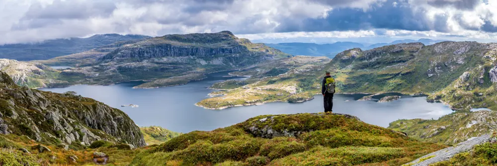 Utsikt mot Botnavatnet, Ottanosa, Engelifjell